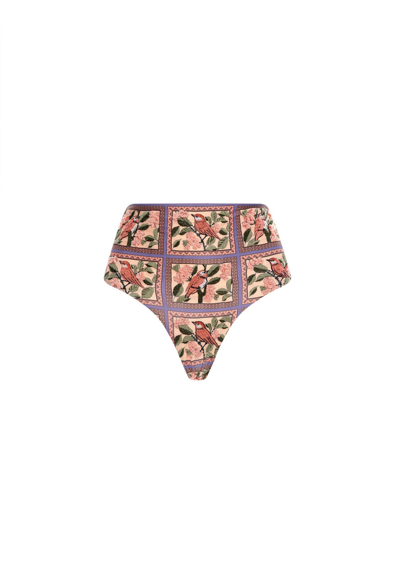 Magenta Golondrinas Bikini Bottom 1