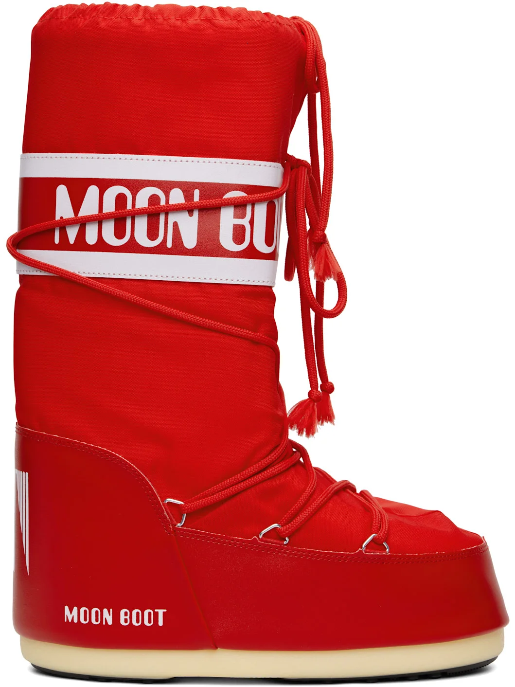 Red Icon Nylon Boots - 1
