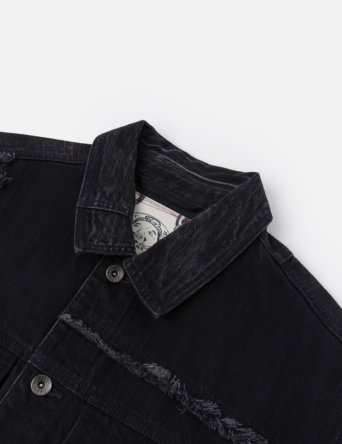 Multi-Pocket Relax Fit Washed Denim Jacket - 10