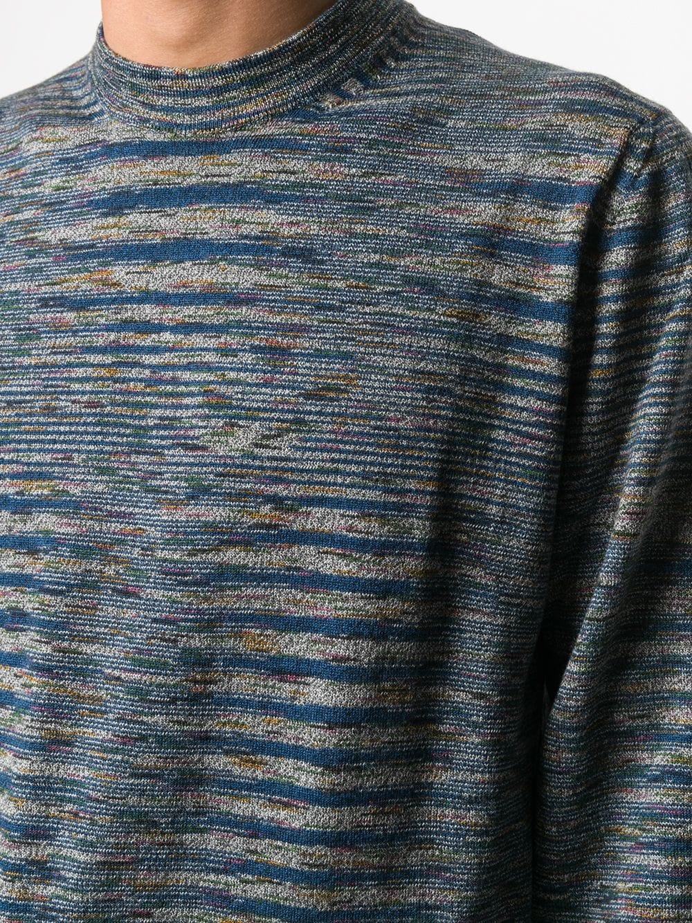 striped wool pullover - 5