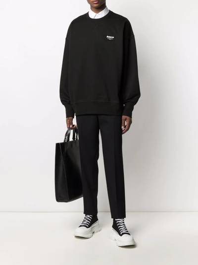 Alexander McQueen logo-patch sweatshirt outlook