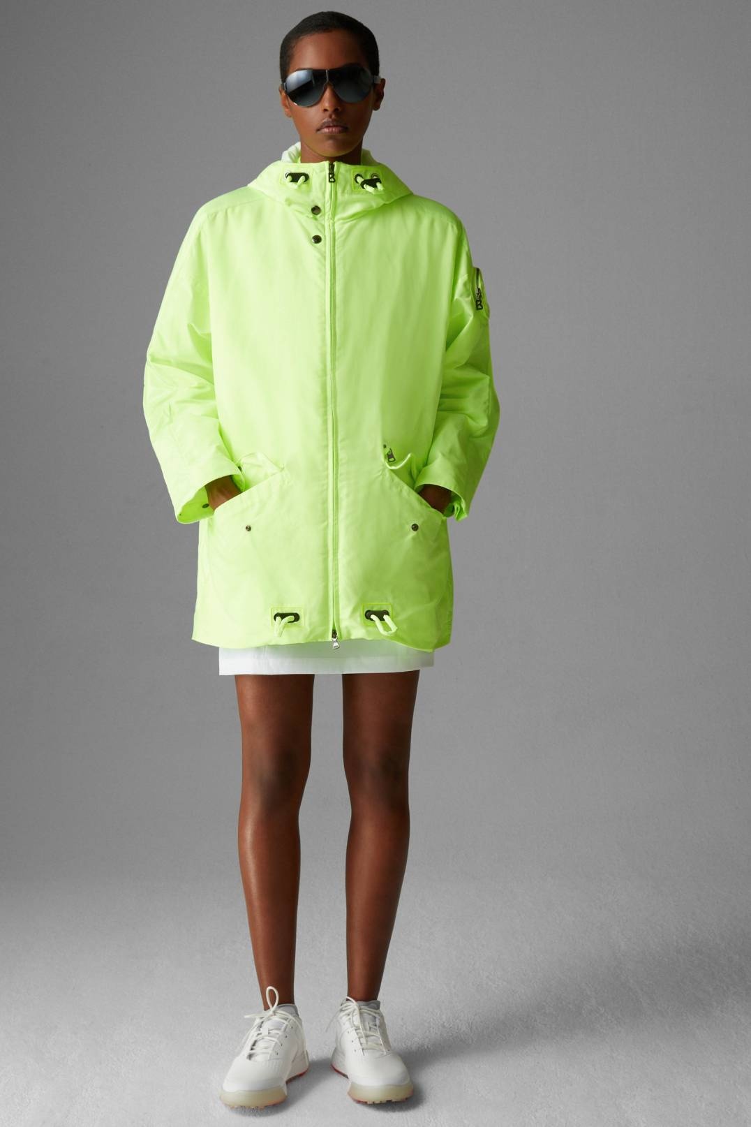 CYNDI FUNCTIONAL PARKA IN LIME - 4