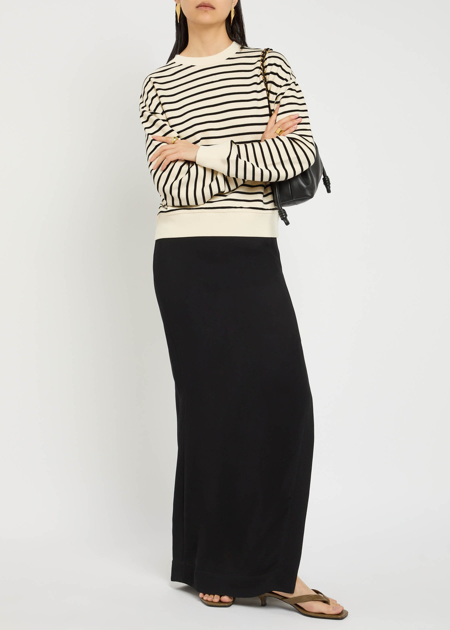 Anine Bing Dean Striped Cotton-blend Sweatshirt - 4