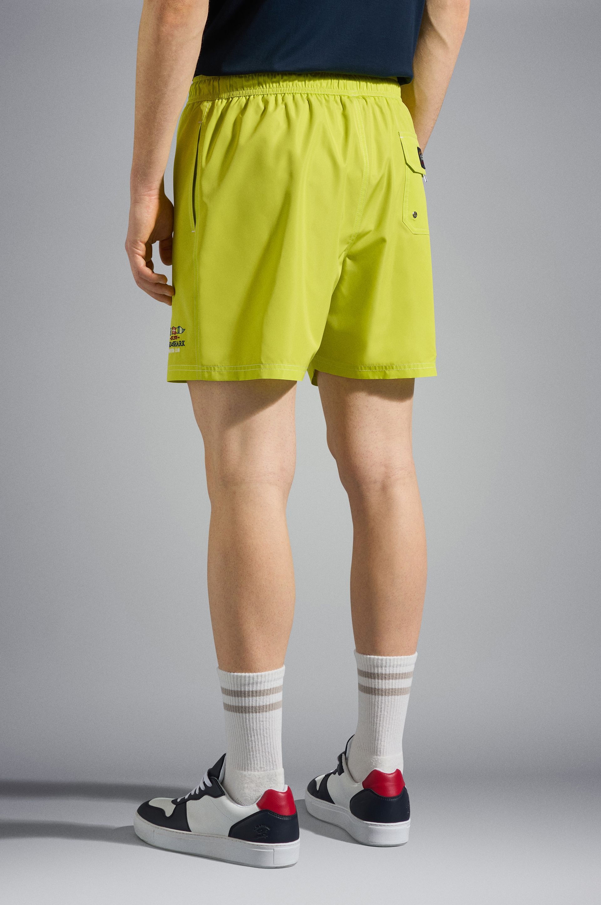 SWIM SHORTS WITH NAUTICAL EMBROIDERY - 4
