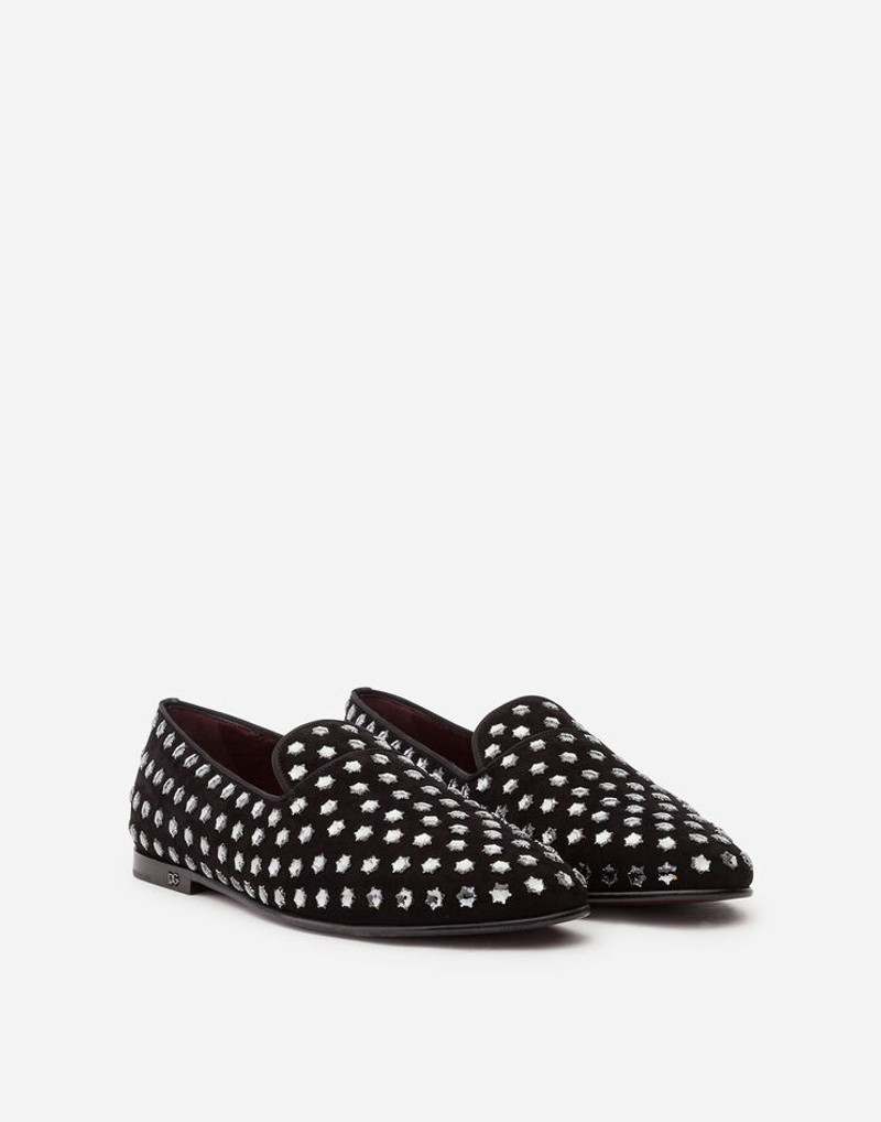 Dolce & Gabbana Suede slippers with fusible stars outlook