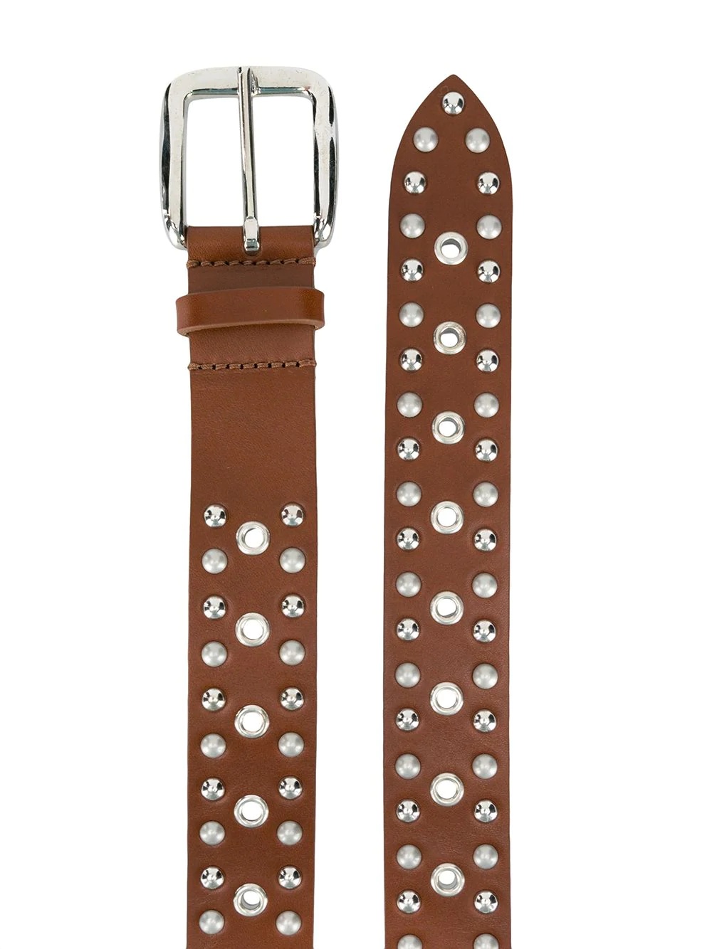 studded leather belt - 2