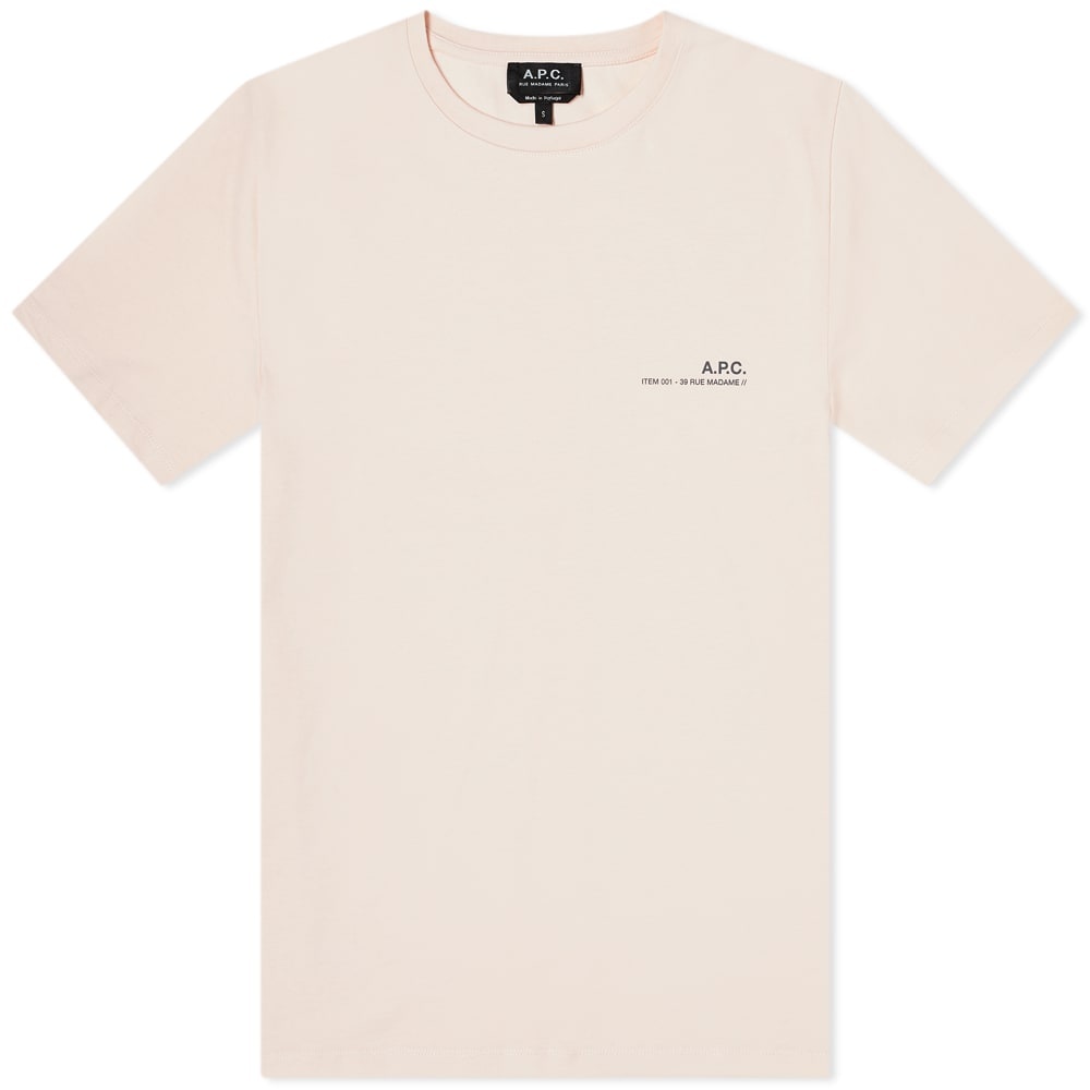 A.P.C. Item Logo Tee - 1