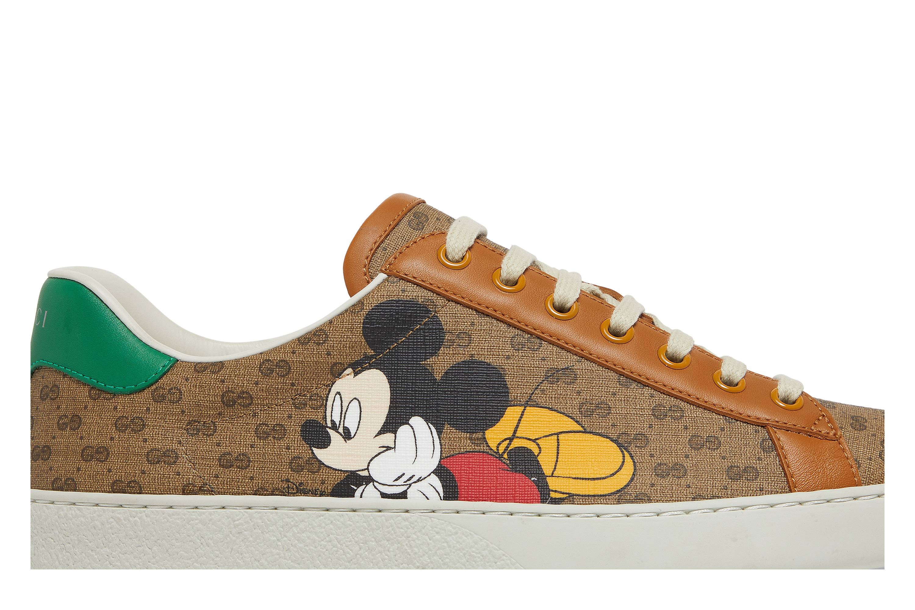 Disney x Gucci Ace Low 'Mickey Mouse - Beige' - 2