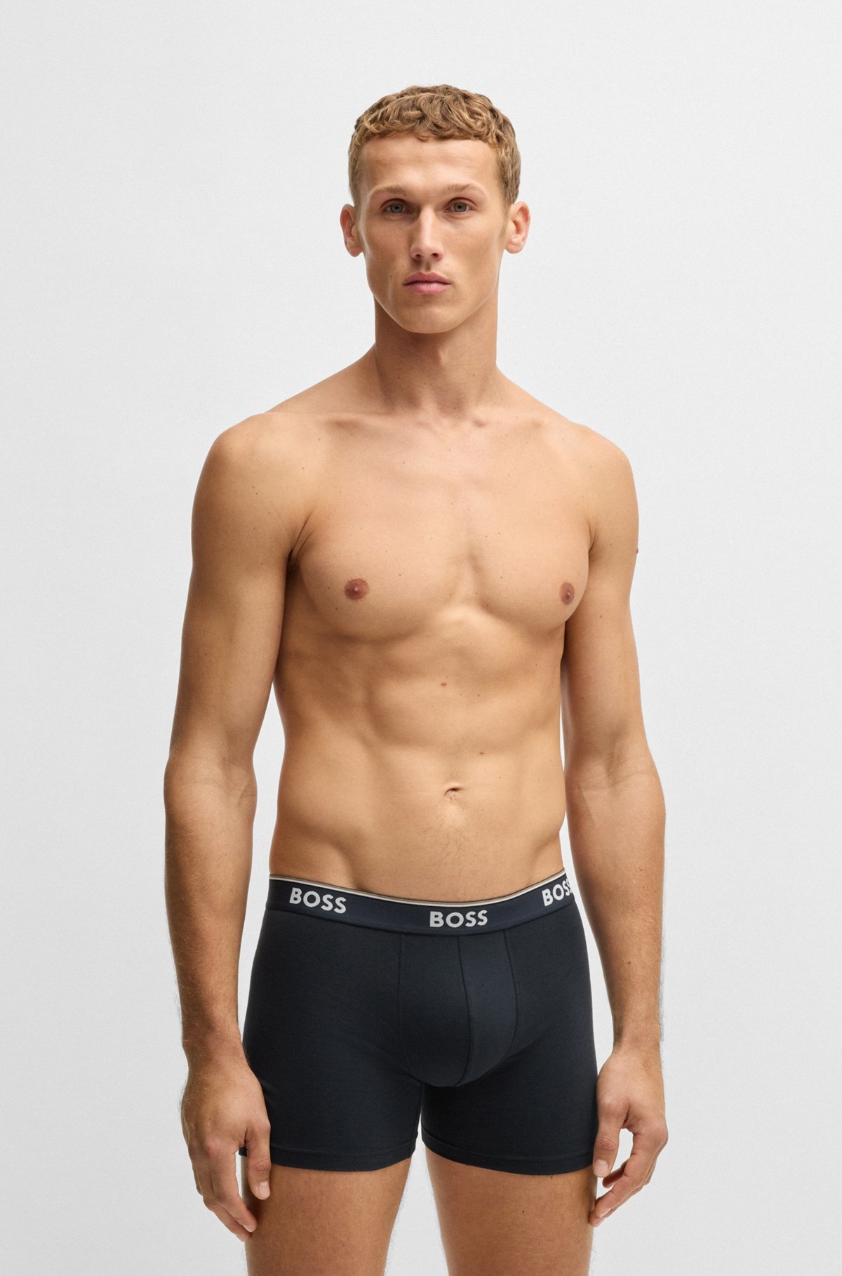 THREE-PACK OF STRETCH COTTON BOXER BRIEFS - 2