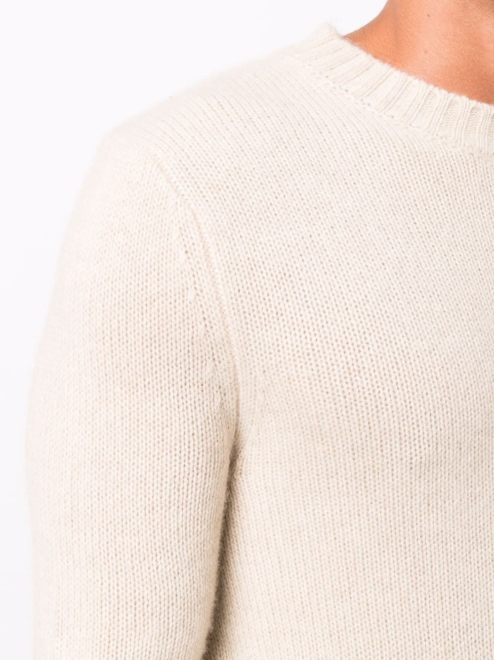 crew-neck cashmere jumper - 5