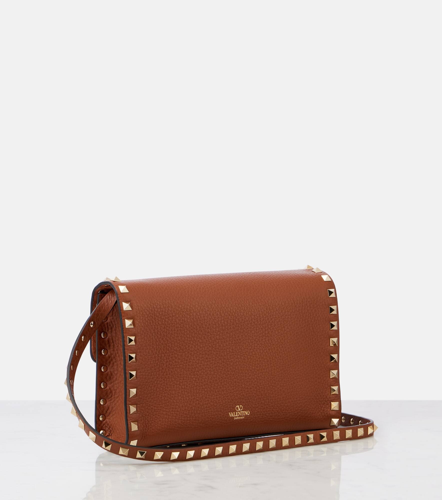 Rockstud Small leather crossbody bag - 4