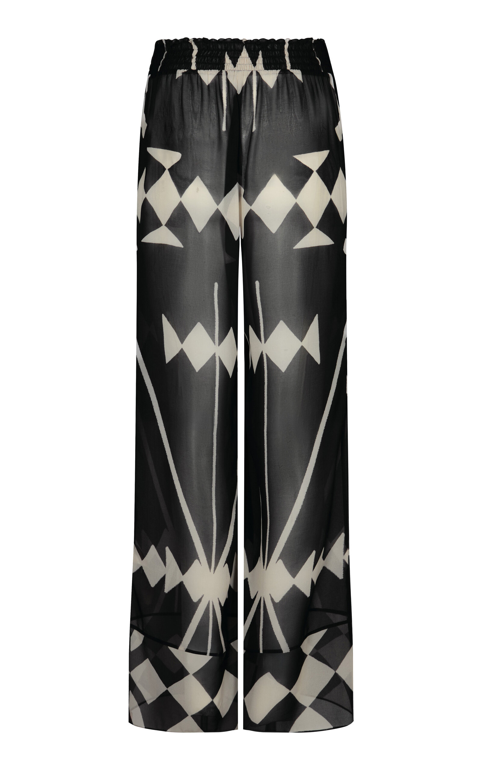 Rapsodia Georgette Wide-Leg Pants black/white - 3