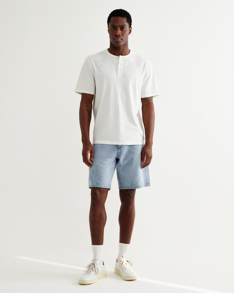 Wax London Dalston - Light Blue Denim Shorts outlook