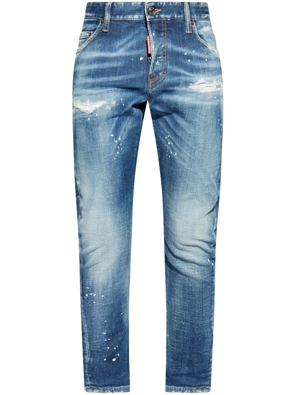 mid-rise skinny jeans - 1