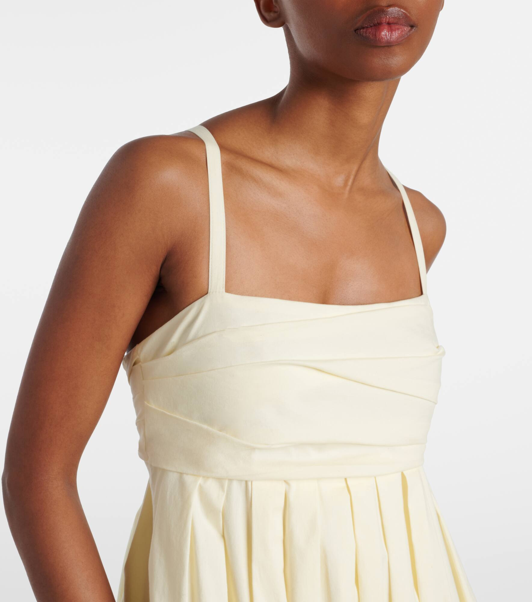 White Label Claudine poplin midi dress - 4