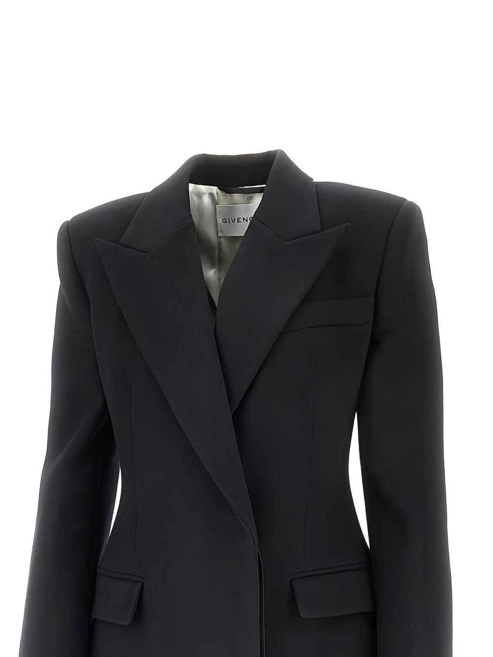 wool double-breasted coat - 2