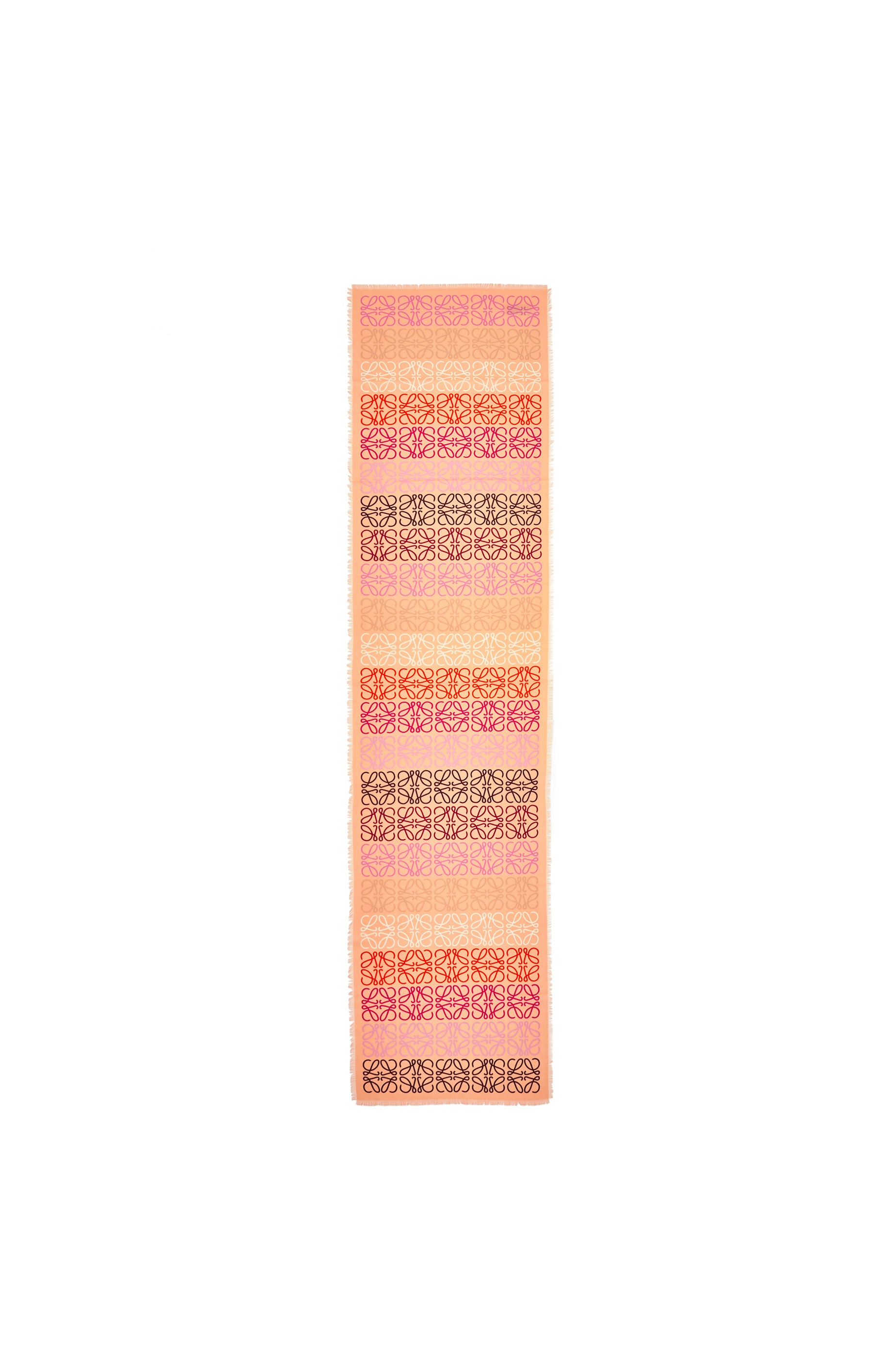 Anagram lines scarf in wool, silk and cashmere - 2