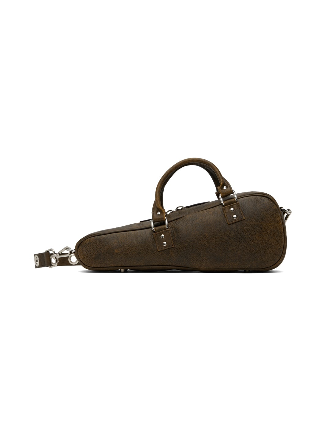 VAQUERA Brown Violin Bag | ssense | REVERSIBLE