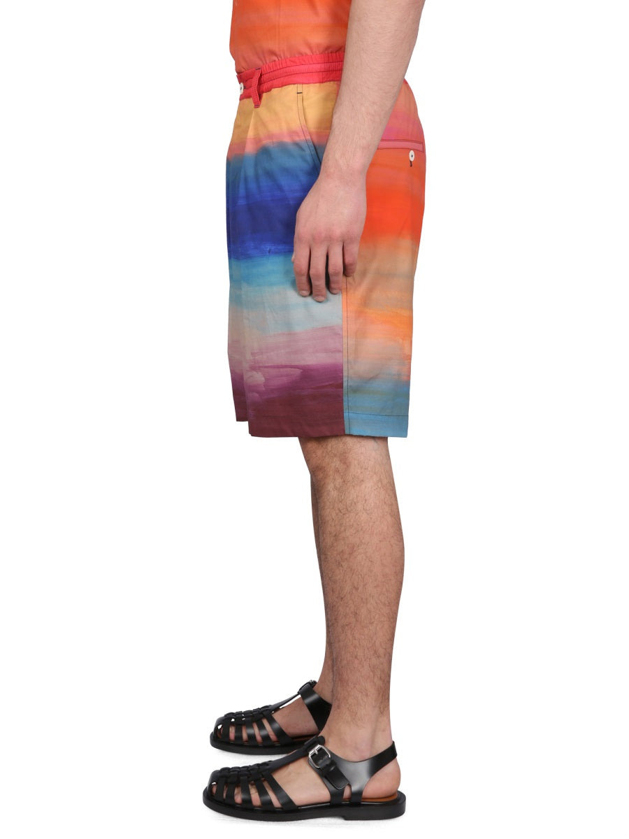 Cotton Bermuda Shorts - 3