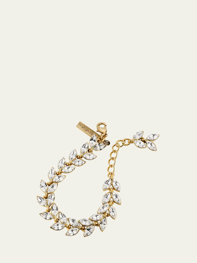 Crystal Leaf Bracelet 3