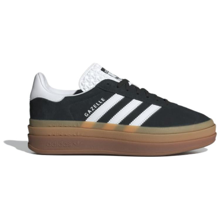 (WMNS) adidas originals Gazelle 'Bold Black White Gum' IE0876 - 2