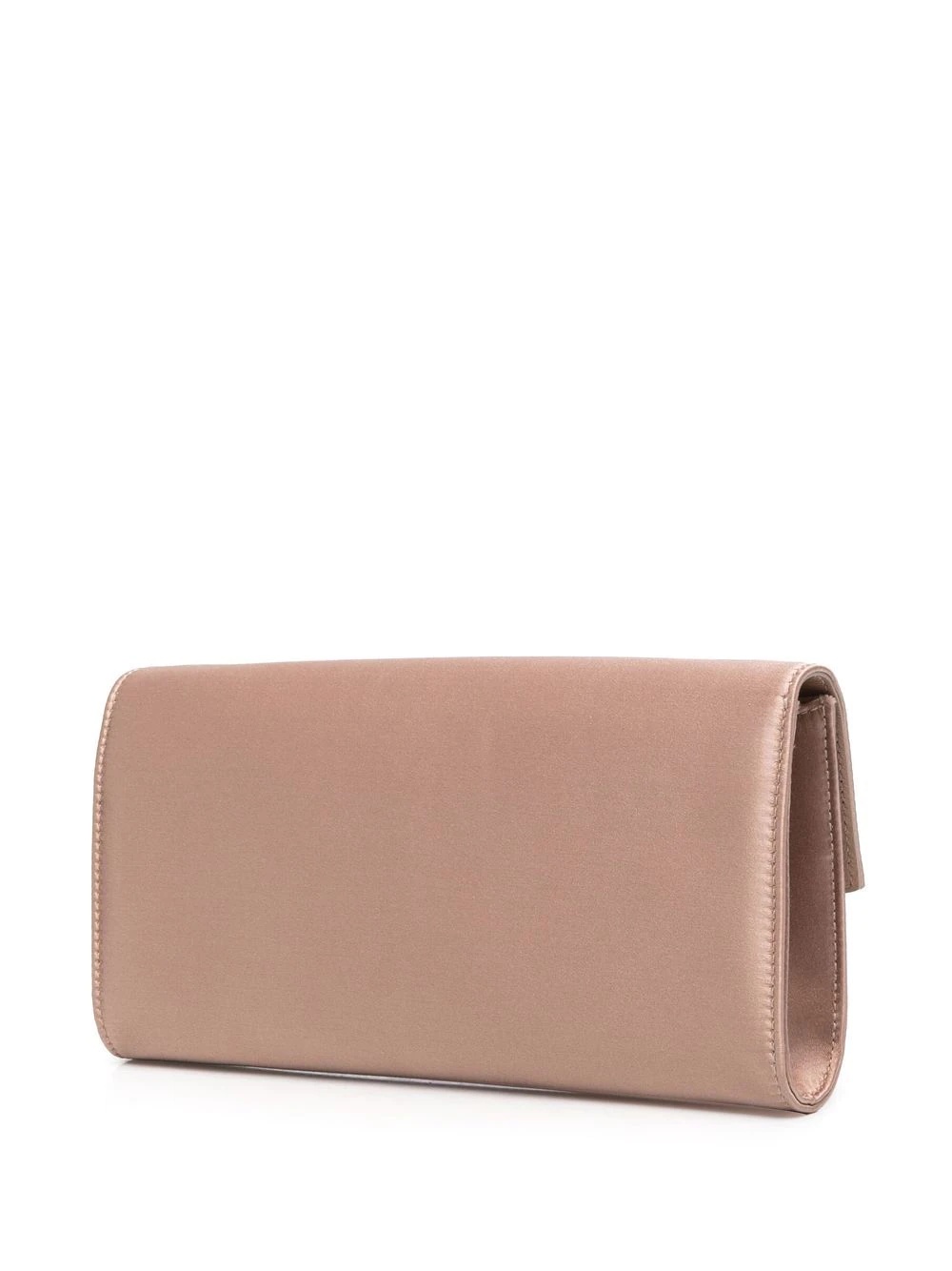 Gancini clasp clutch bag - 4