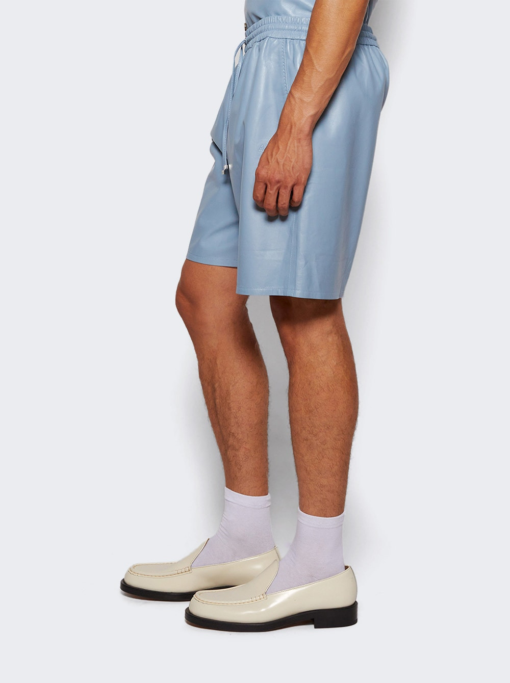 Leather Short Ashley Blue - 3