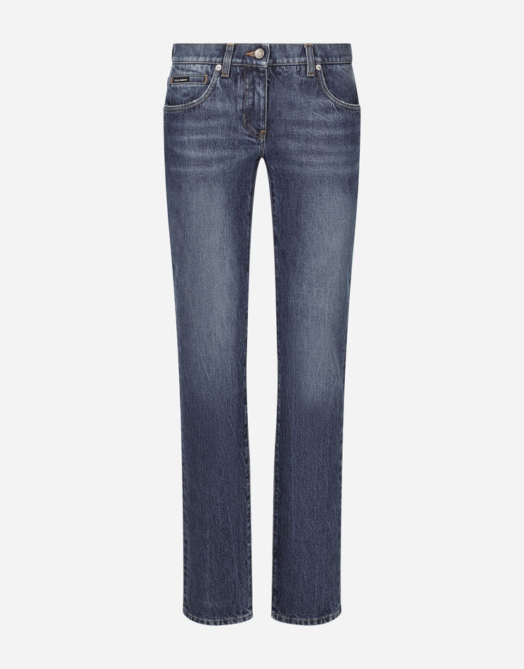 Stretch denim skinny jeans - 1