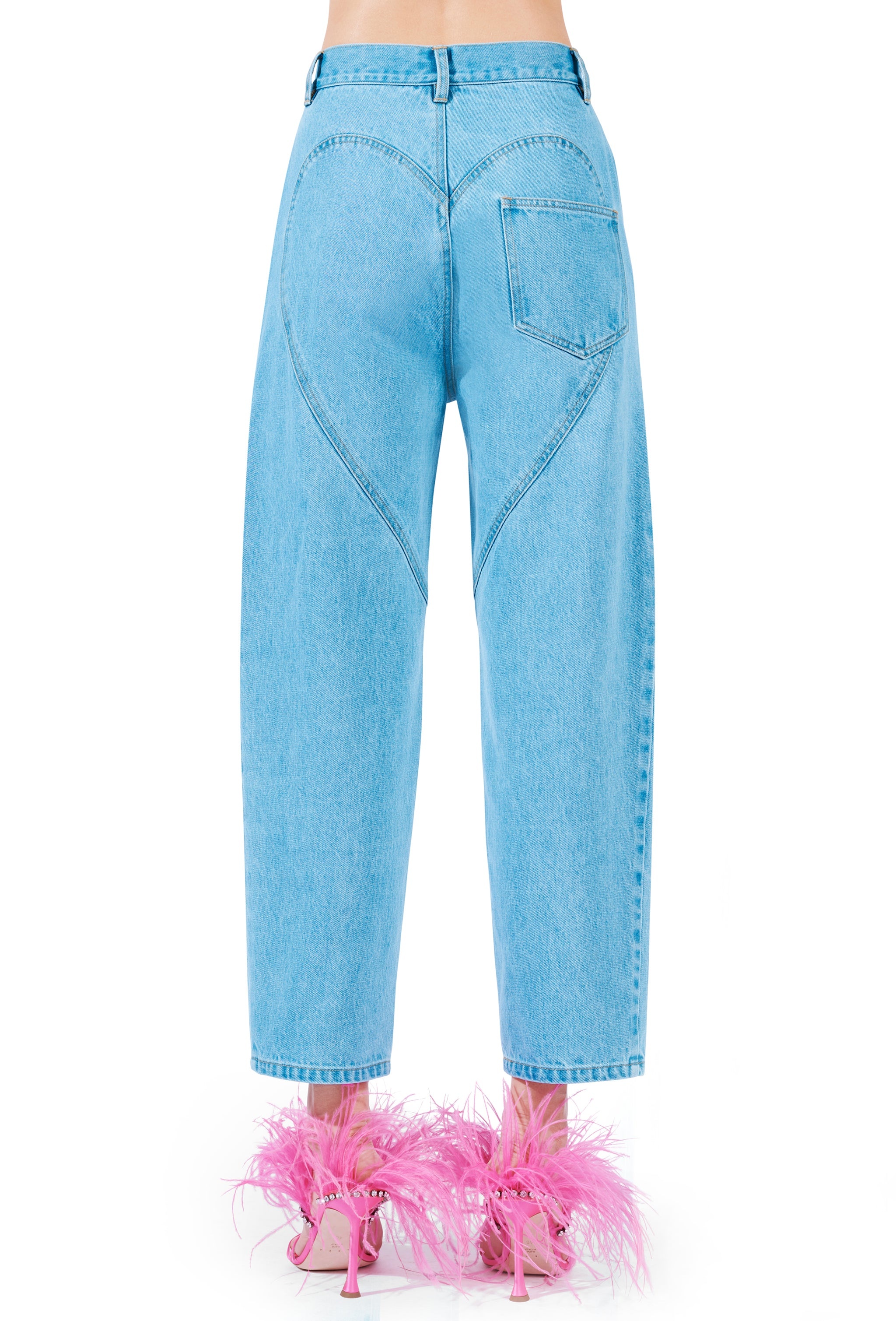 CRYSTAL SLIT JEAN - 3