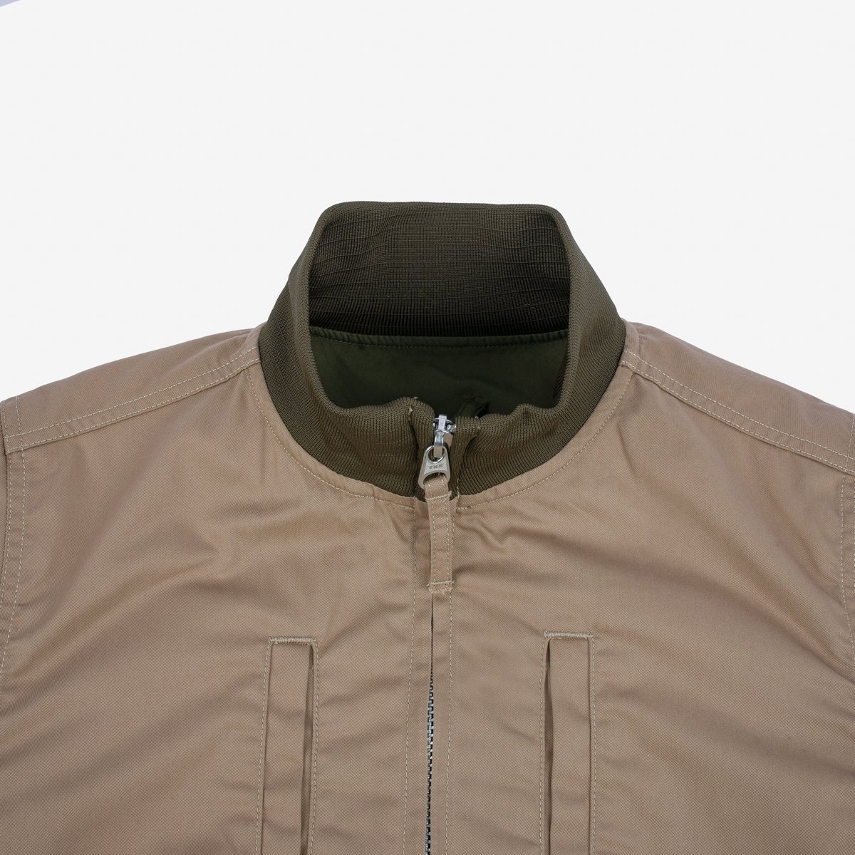 IHJ-130-OLV-NP Reversible Tanker Jacket - Olive - 16