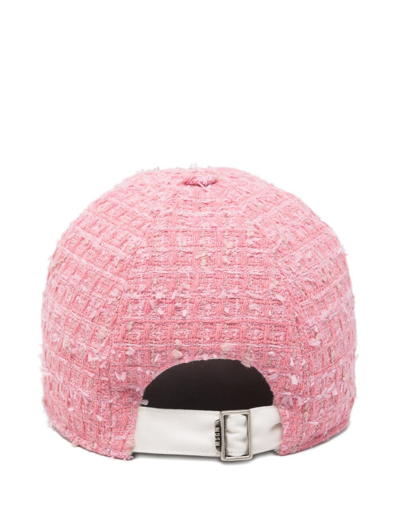 MSGM logo tweed hat outlook