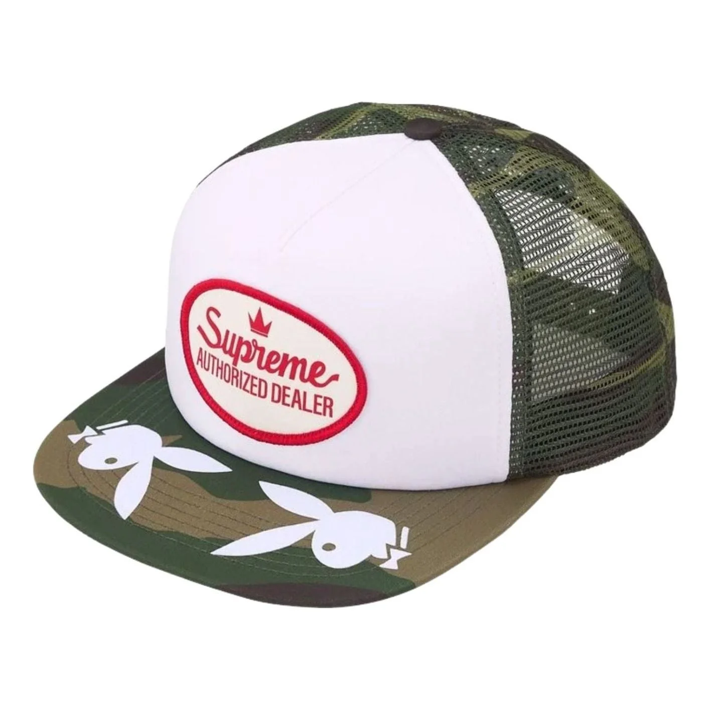 Supreme x Playboy SS26 Mesh Back 5-Panel 'Woodland Camo' SUP-SS26-1012-WODLNDCAMO - 1