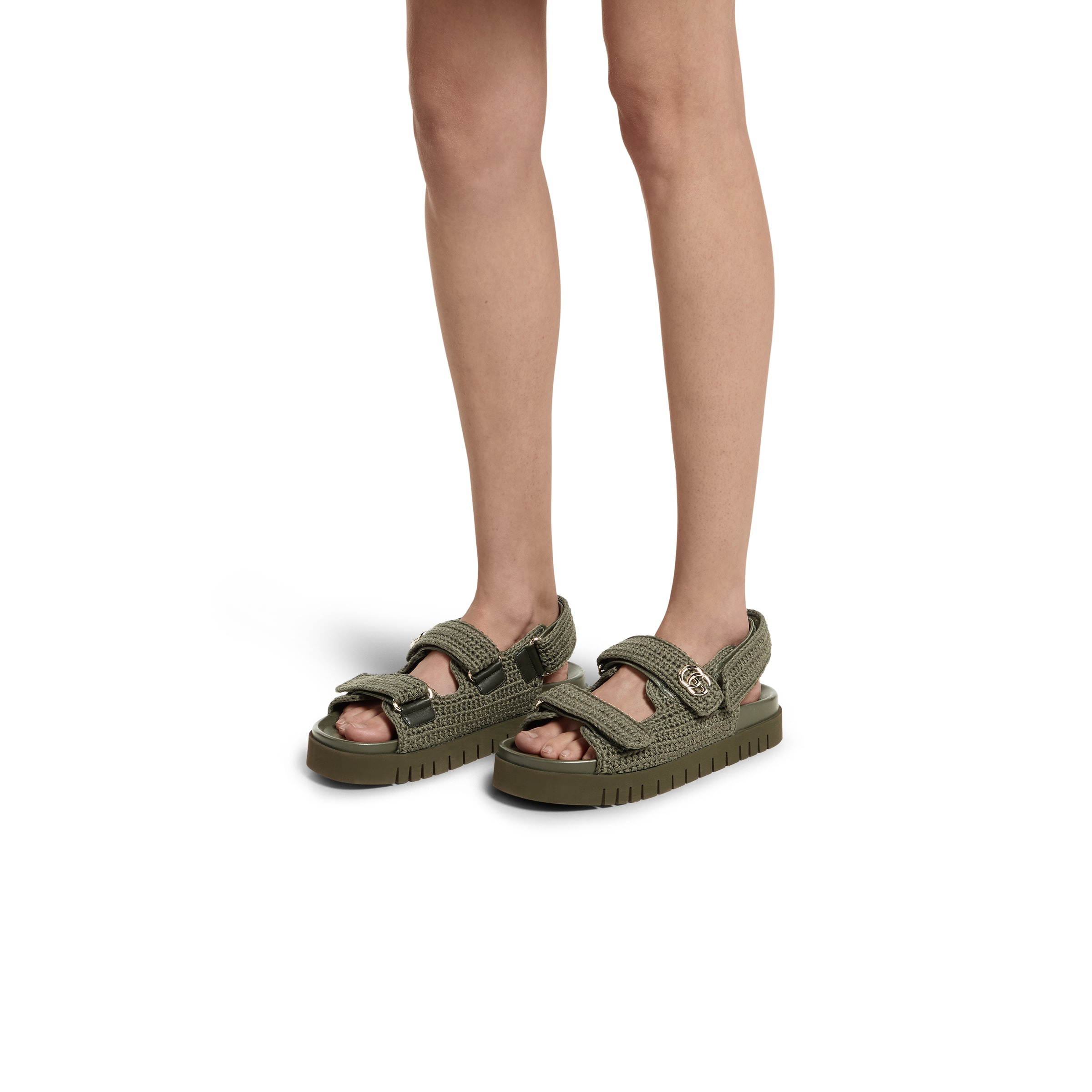 Women's sandal with Double G - 3
