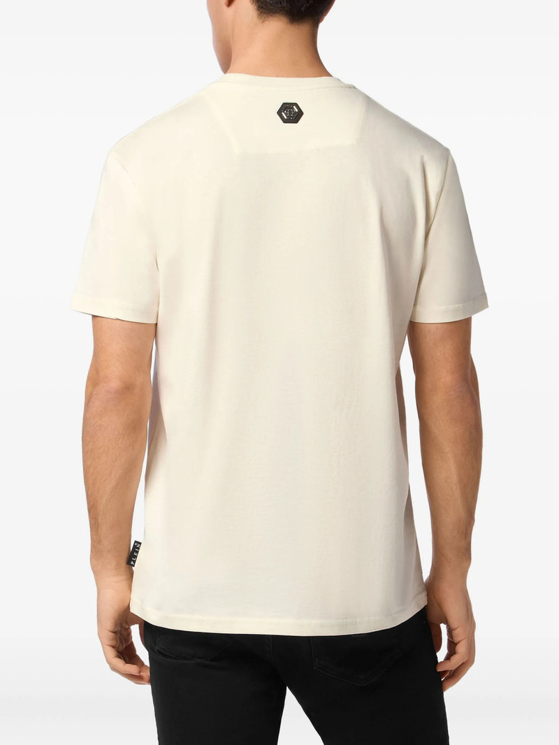Philipp Plein Skull Bones-print T-shirt 4