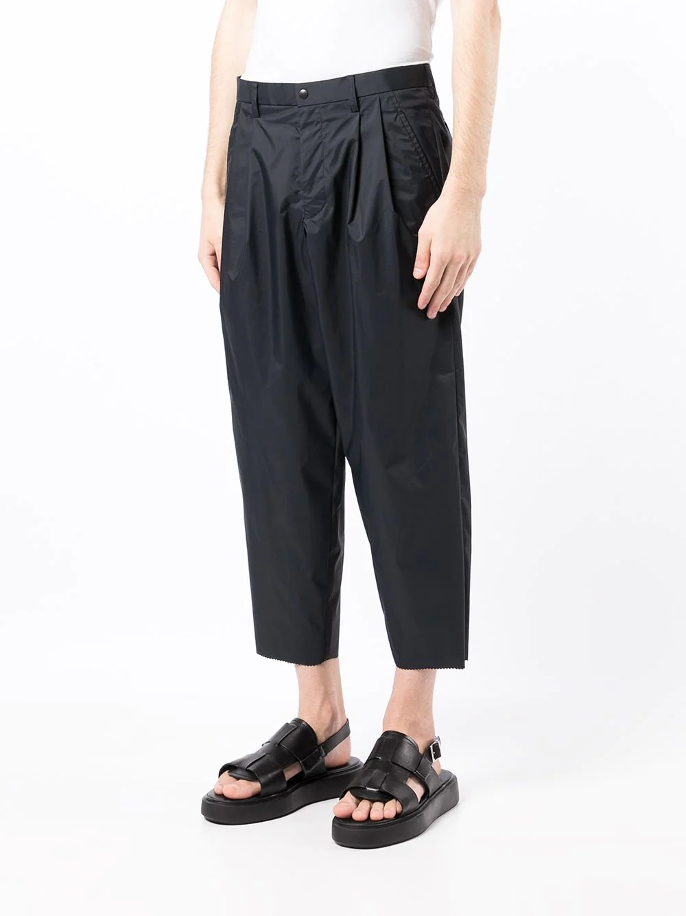 cropped cigarette trousers - 3