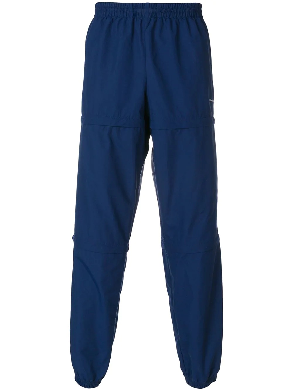 technical zip panel track pants - 1