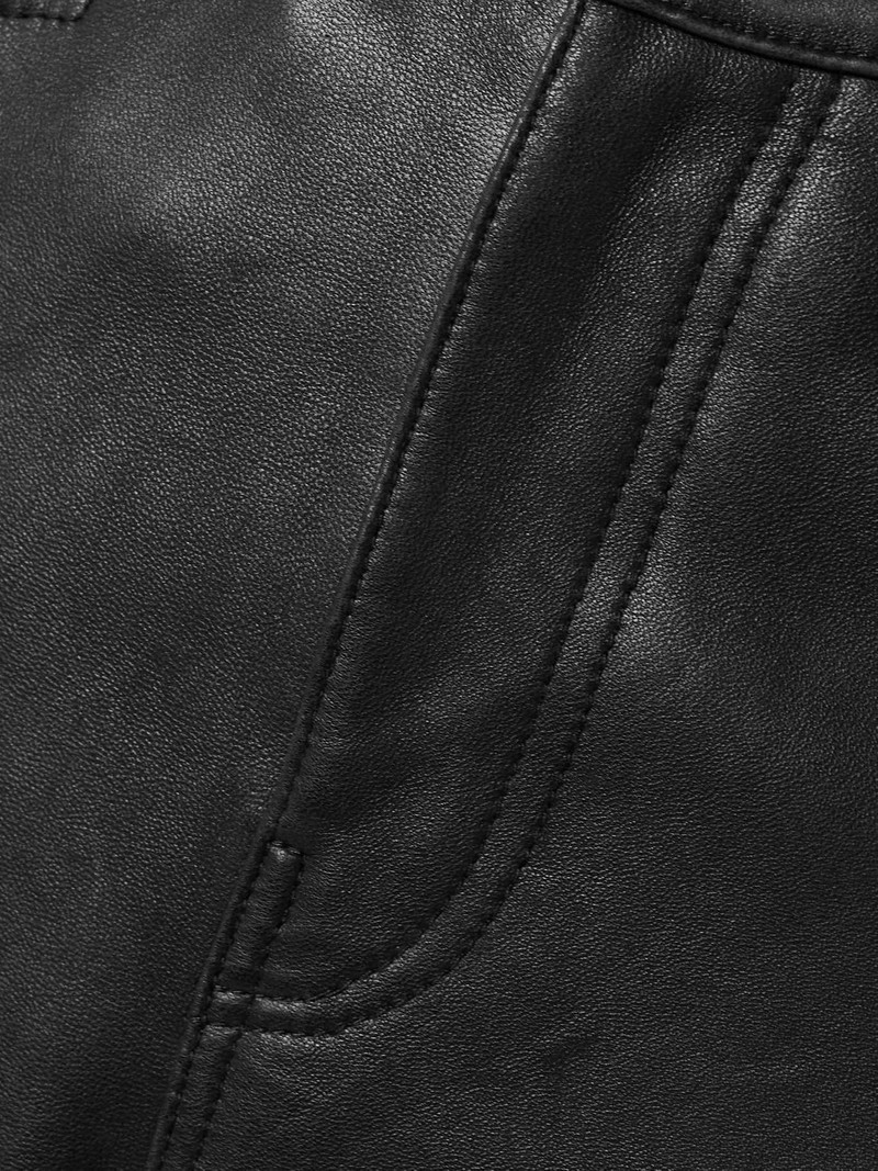 Maxine paneled leather straight-leg pants 5