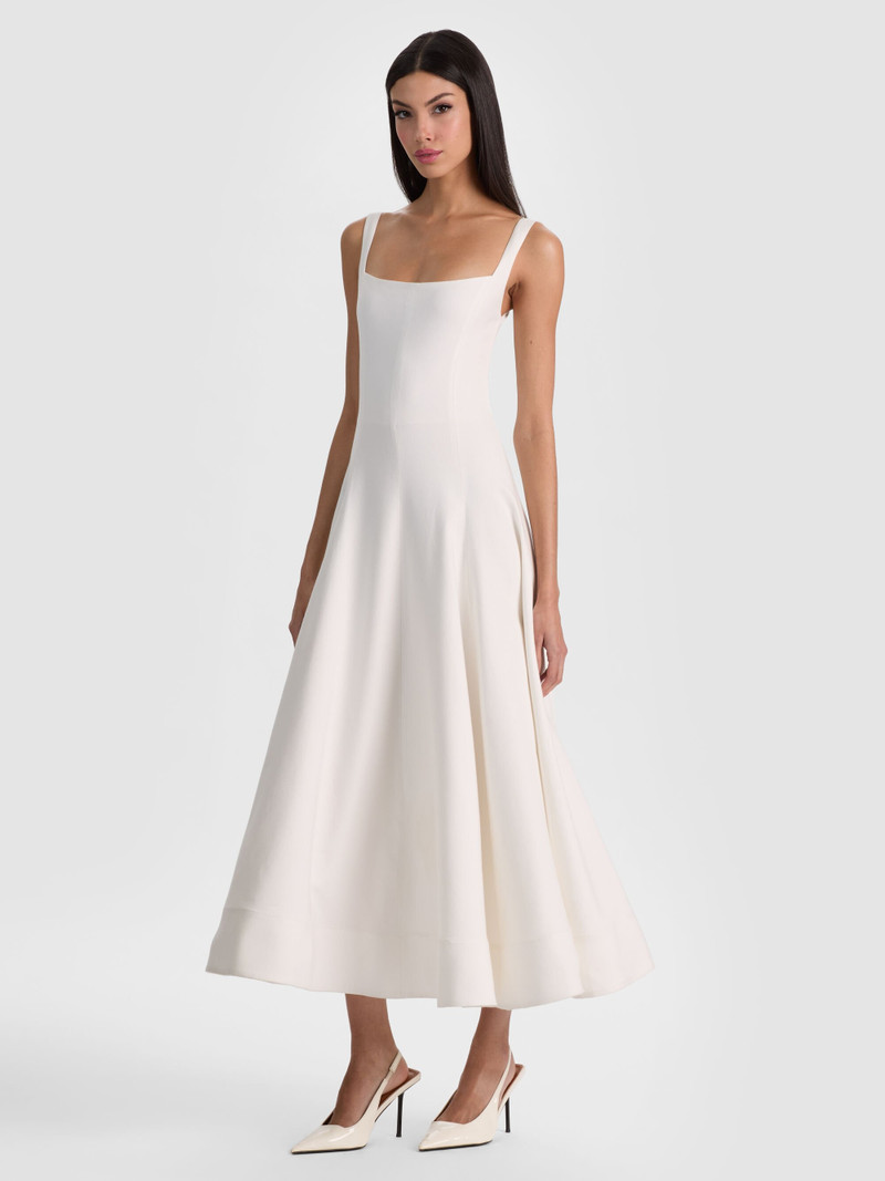 POLLY FLARED MIDI DRESS 5
