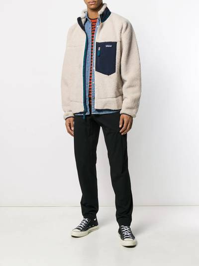 Patagonia zip-up shearling jacket outlook