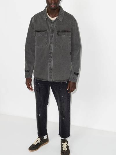 Ksubi slogan-embroidered shirt outlook