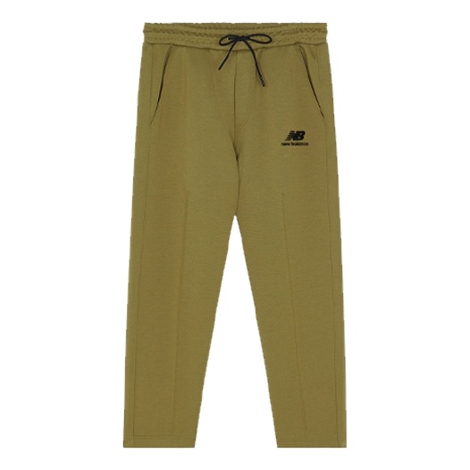 New Balance Logo Cotton Pants 'Military Green' AMP13390-OV - 1