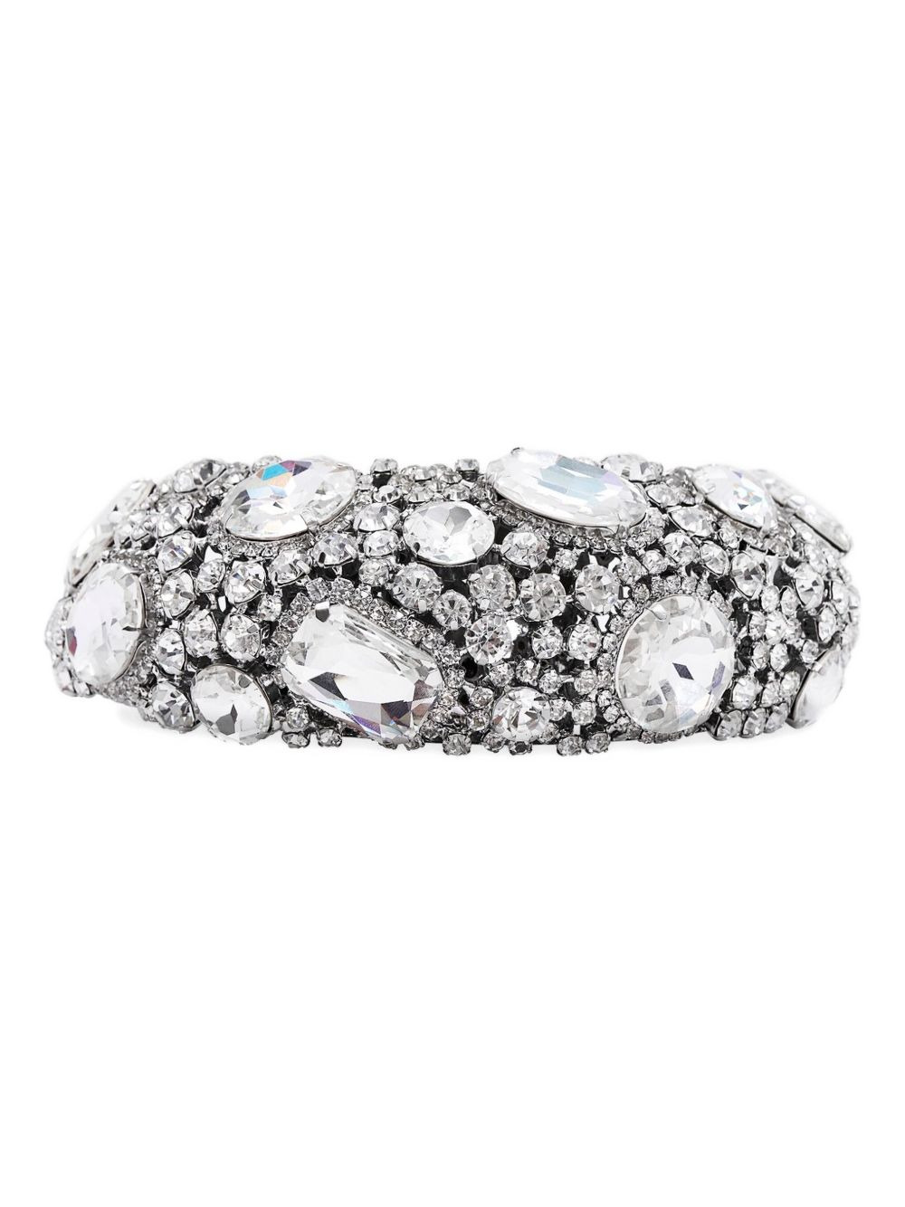 crystal cluster choker necklace - 3