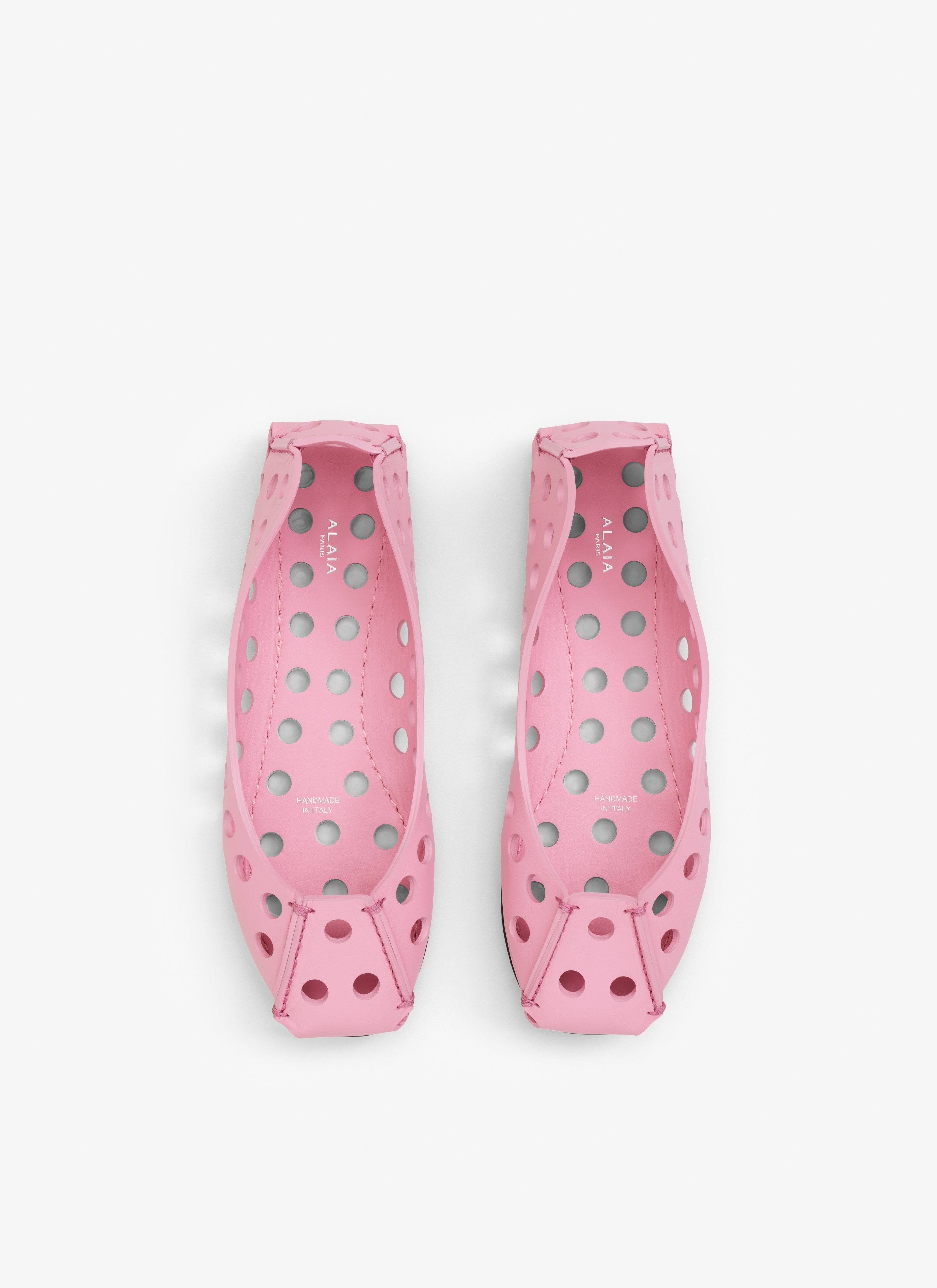 PERFO BALLET FLATS IN CALFSKIN - 3