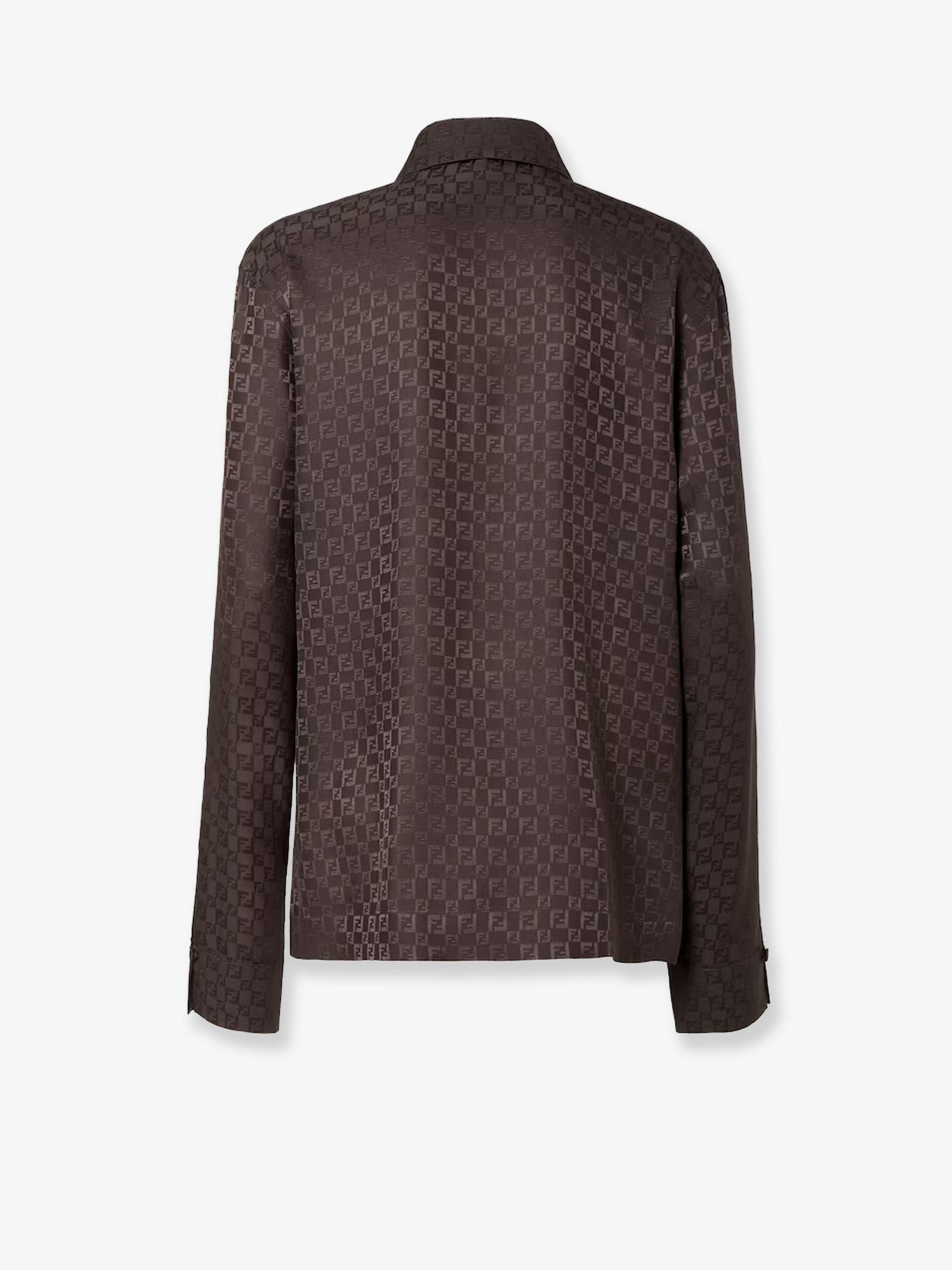 Silk Shirt With Ff Motif - 2