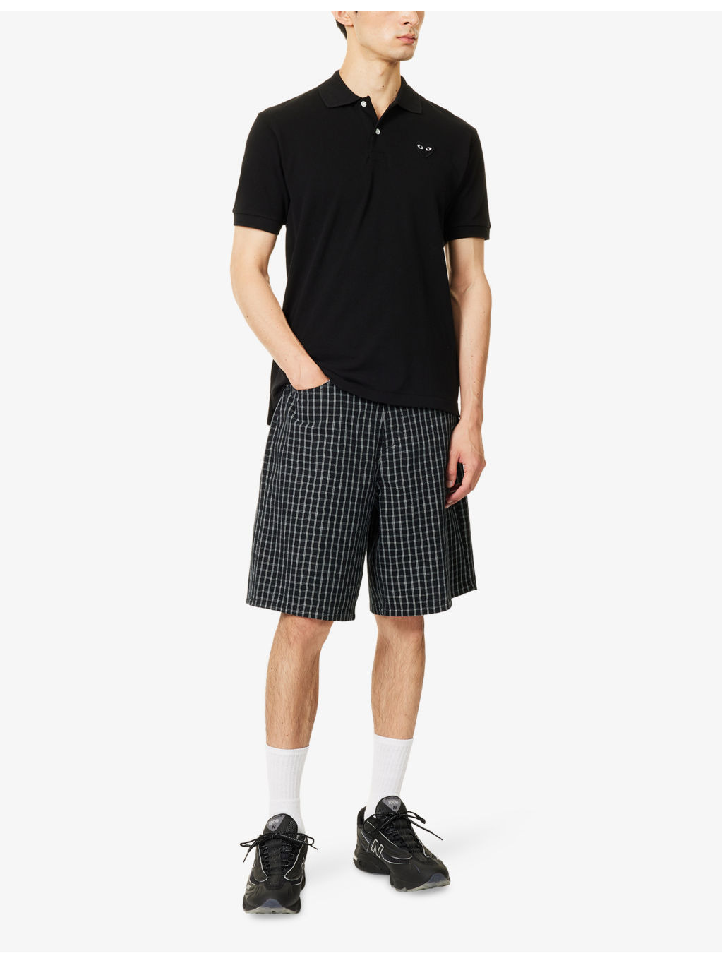 Logo-Patch Short-Sleeve Cotton Polo Shirt - 2