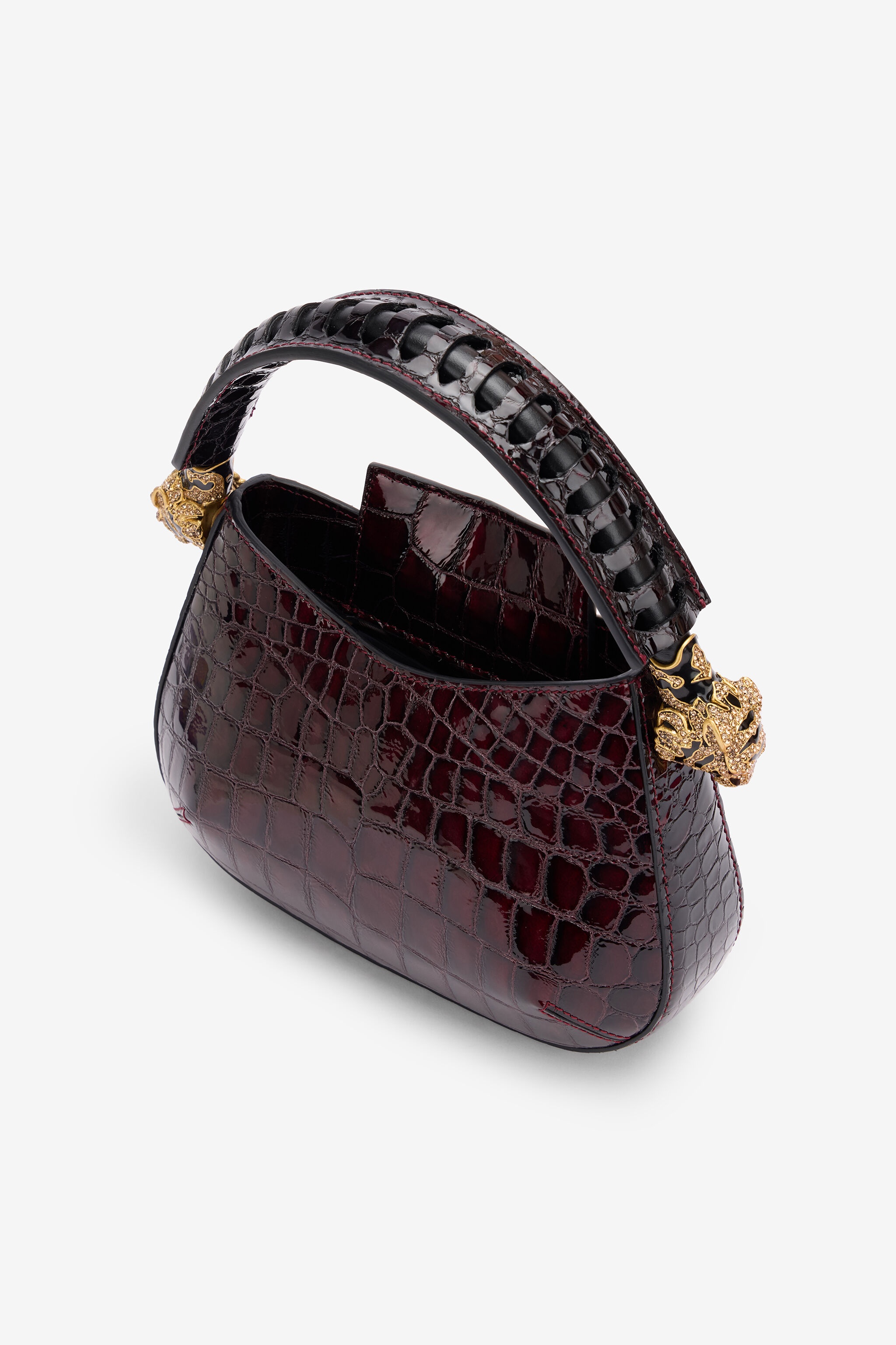 Roar Bag With Crocodile Print - 6