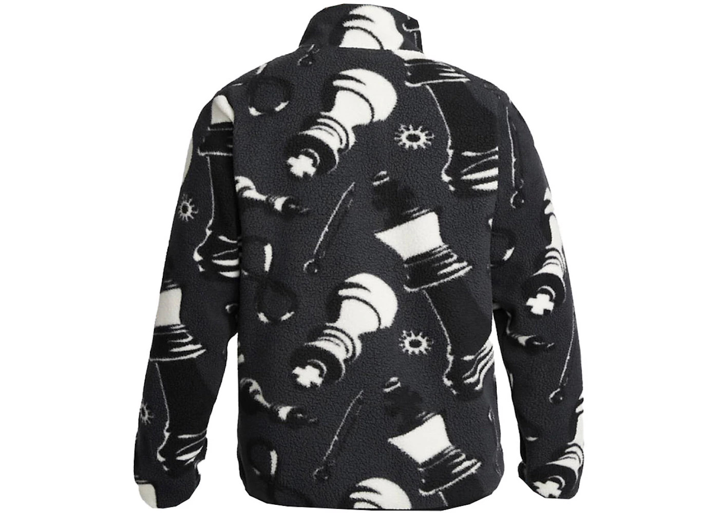 Nike Lebron Printed Fleece Full-Zip Jacket Black/White - 2