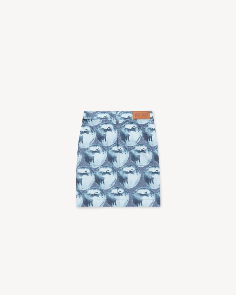 KENZO KENZO Apple Pop' short skirt in japanese denim outlook
