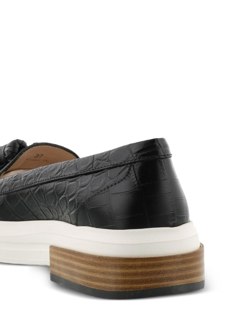 crocodile-embossed loafers 4