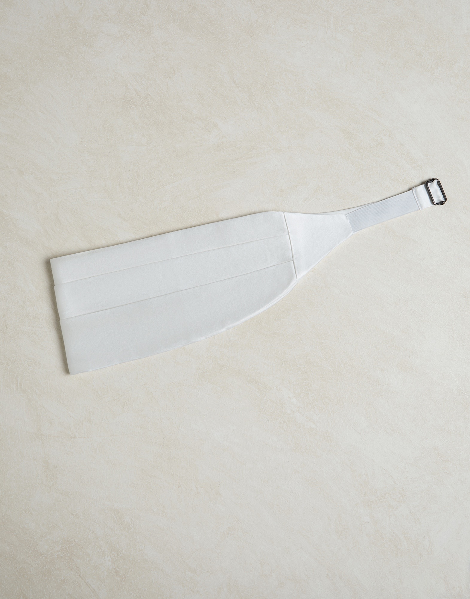 Cotton and silk satin cummerbund - 1